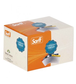 Sarff Kart Poşeti Güvenlik 11.5x16 CM Şeffaf 15207031 (1 Adet)