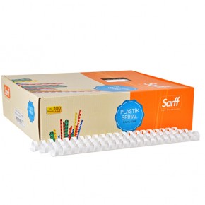 Sarff Spiral Plastik 10 mm Beyaz 15202017 (1 Adet)