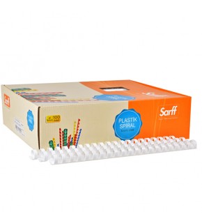 Sarff Spiral Plastik 10 mm Beyaz 15202017 (1 Adet)