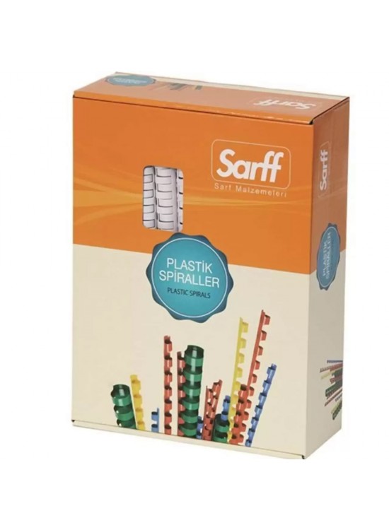 Sarff Spiral Plastik 145 SY 16 mm Beyaz 15202035 (1 Adet) Sarff Spiral Plastik 145 SY 16 mm Beyaz 15202035 (1 Adet)