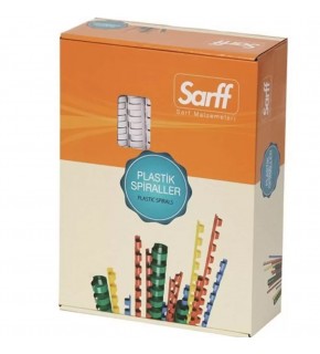 Sarff Spiral Plastik 25 SY 6 mm Beyaz 15202005 (1 Adet)