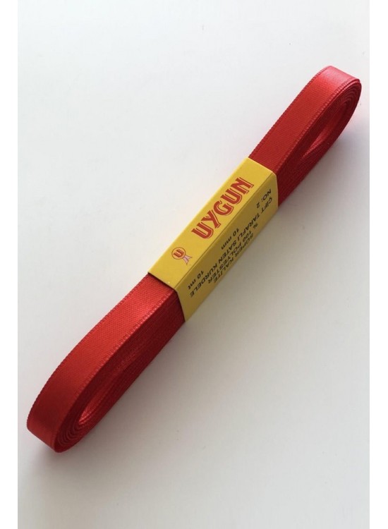 Saten Kurdele 1Cm Kırmızı 49555
