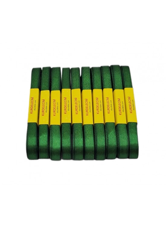 Saten Kurdele 1Cm Yeşil 03451-10