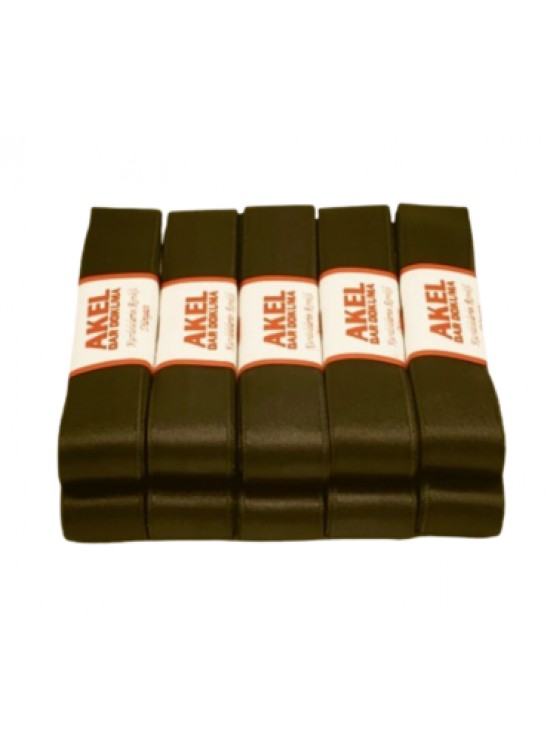 Saten Kurdele 2Cm Kahve K9834 (1 Adet)