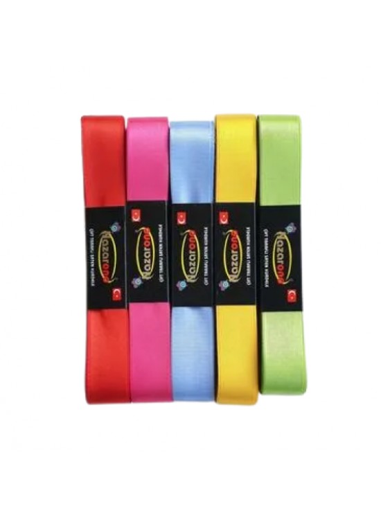 Saten Kurdele 2Cm Karışık K9011-5