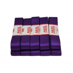 Saten Kurdele 2Cm Mor K6554-5