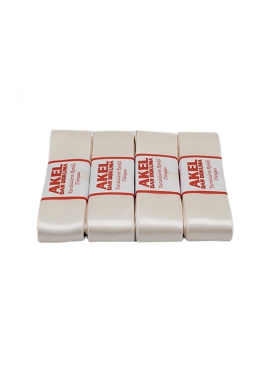 Saten Kurdele 4Cm Beyaz K78648