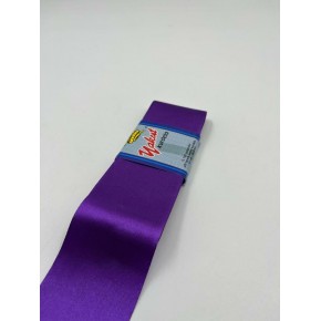 Saten Kurdele 6Cm Mor 44421