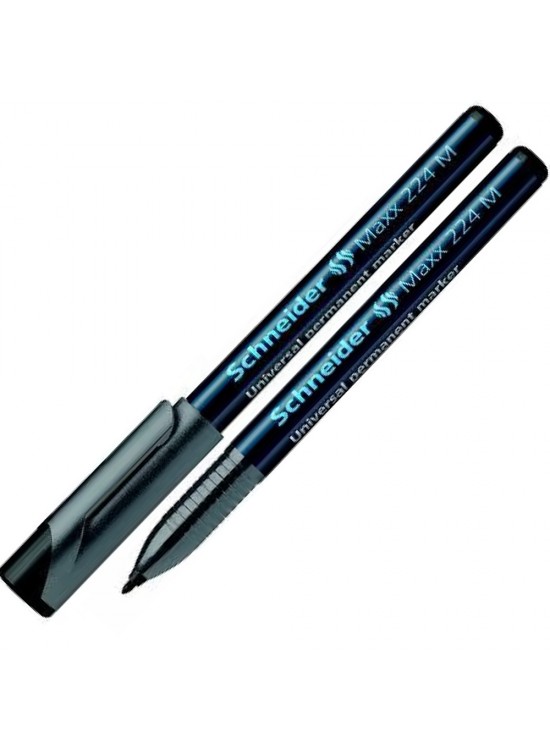 Schneider Asetat Kalemi Permanent M Seri 1.0 MM Siyah 224 (1 Adet)