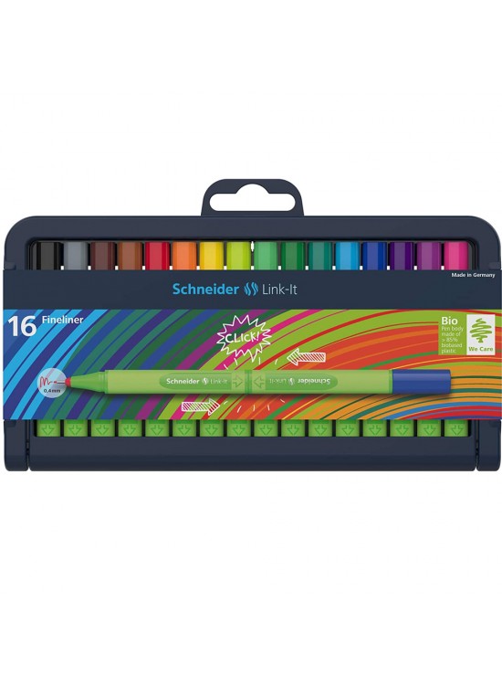 Schneider Fiber Uçlu Kalem Lınk-It 0.4 MM 16 Renk 191292 Schneider Fiber Uçlu Kalem Lınk-It 0.4 MM 16 Renk 191292