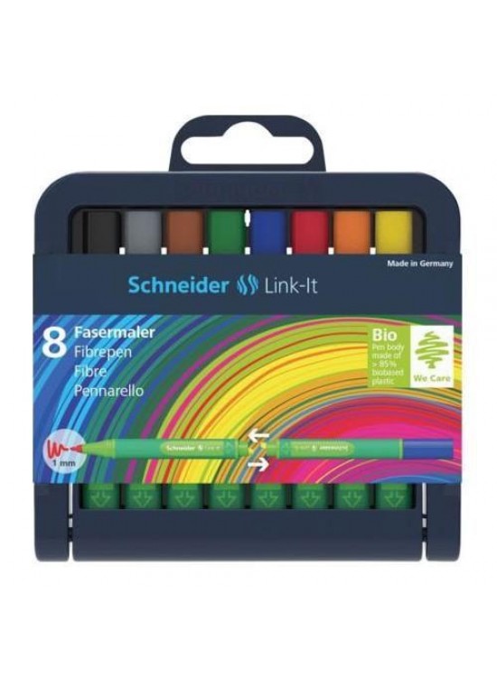 Schneider Fiber Uçlu Kalem Lınk-It 1.0 MM 8 Li Set