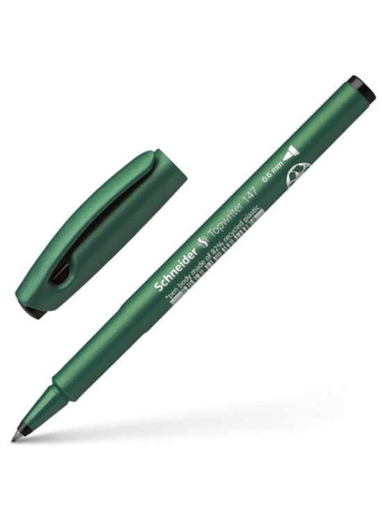 Schneider Fiber Uçlu Kalem Topwrıter 147 Sıyah 0,6 MM 1471 (1 Adet) Schneider Fiber Uçlu Kalem Topwrıter 147 Sıyah 0,6 MM 1471 (1 Adet)