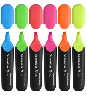 Schneider Fosforlu Kalem Job 6 Lı Karton Kutu 115096