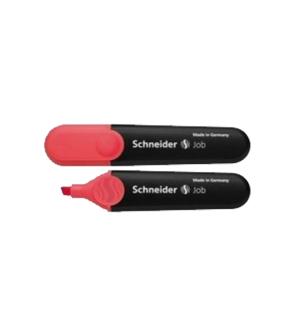 Schneider Fosforlu Kalem Job Kırmızı 150