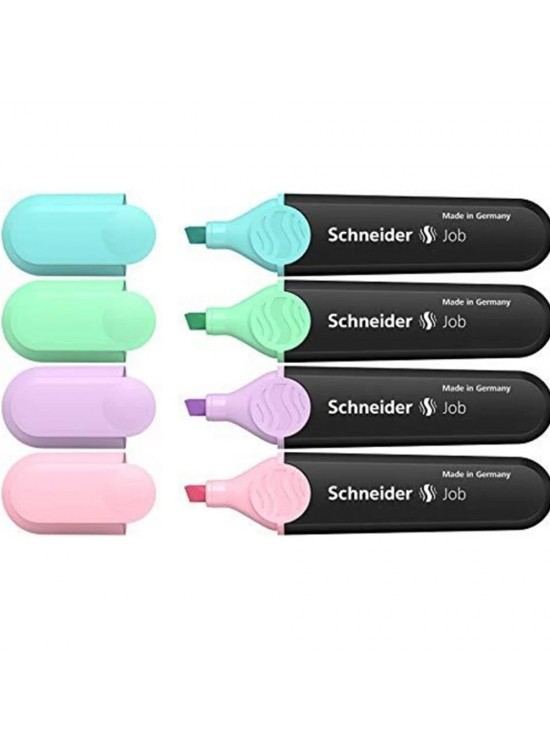 Schneider Fosforlu Kalem Job Pastel 4 Lü Kart. Kutu 115098 Schneider Fosforlu Kalem Job Pastel 4 Lü Kart. Kutu 115098