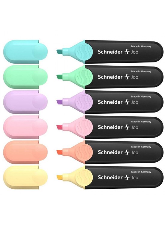 Schneider Fosforlu Kalem Job Pastel 6 Lı 115097