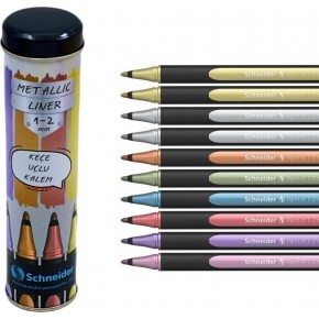 Schneider Metal Tüp Metalik Lıner 10 Lu Set