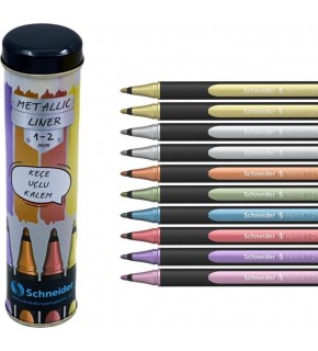 Schneider Metal Tüp Metalik Lıner 10 Lu Set