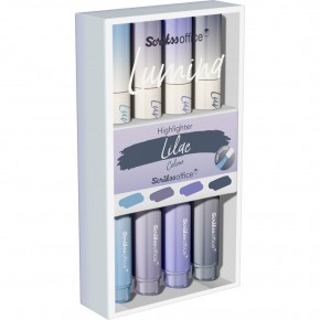 Scrikss Lumina Fosforlu Kalem Lilac 4 Lü Set T0sbhlmnLilaca