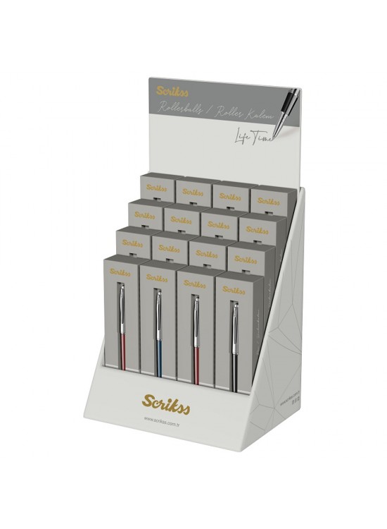 Scrikss Roller Kalem 16 Lı Amb. Özel Kutulu 78 Scrikss Roller Kalem 16 Lı Amb. Özel Kutulu 78