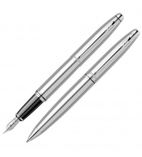 Scrikss Takım Kalem Dolma+Tükenmez Krom 88