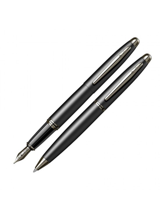 Scrikss Takım Kalem Dolma+Tükenmez Mat Siyah 88
