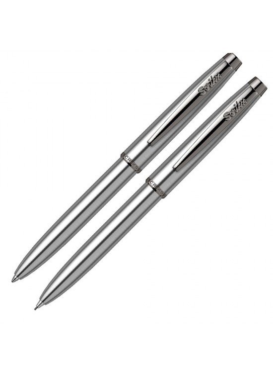 Scrikss Takım Kalem Tükenmez+Versatil Prestige Kristal Kutu 108M