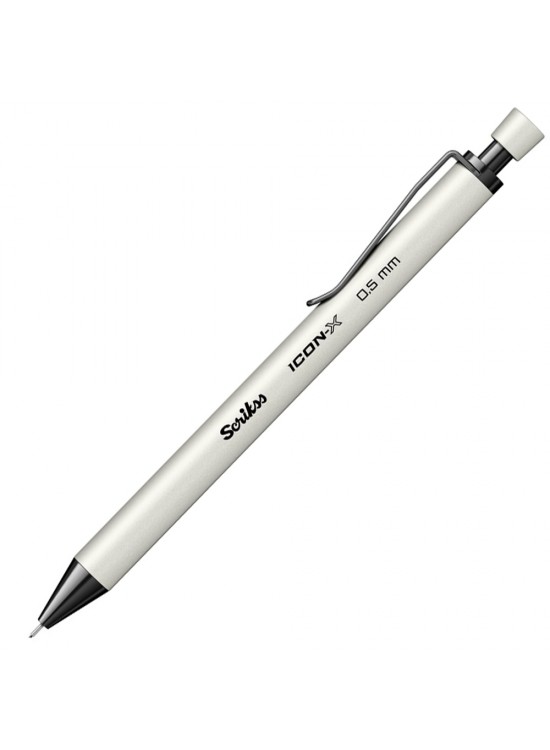 Scrikss Versatil Kalem Icon-x Metal 0.5 MM Beyaz 12 Li