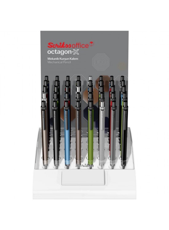 Scrikss Versatil Kalem Octagon-x 0.5 - 0.7 40 Lı