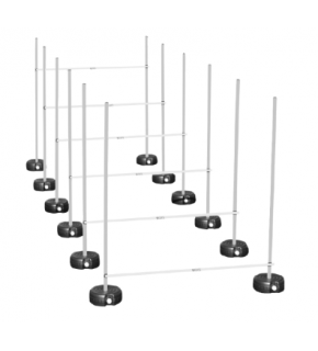Scucs Slalom Seti Çantalı (Tak-12 Çub-18 Klpç-12)