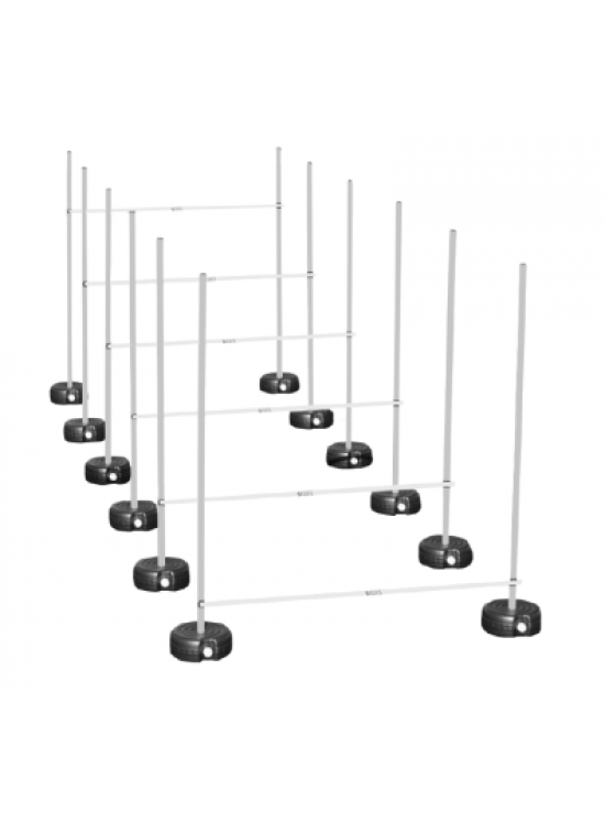 Scucs Slalom Seti Çantalı (Tak-12 Çub-18 Klpç-12)