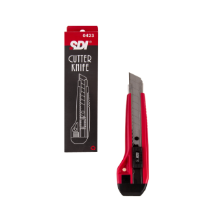 Sdi Maket Bıçağı Geniş Otomatik Kilitlemeli Metal Ağızlı 2 Yedekli 0423