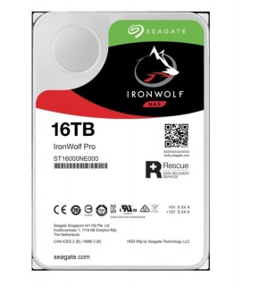Seagate 16TB IronWolf ST16000NE000 SATA 3.0 7200 RPM 3.5" Nas Harddisk (İthalat)
