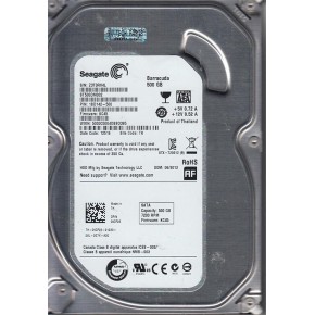 Seagate 500GB ST500DM002 BarraCuda SATA 3.0 7200 RPM 3.5" Harddisk (İthalat)