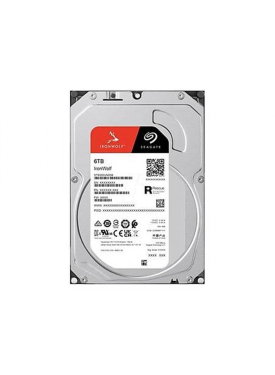 Seagate 6TB Ironwolf 256MB 5400rpm 3.5" SATA 3.0 NAS ST6000VN006 Harddisk Seagate 6TB Ironwolf 256MB 5400rpm 3.5" SATA 3.0 NAS ST6000VN006 Harddisk