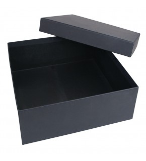 SEDİR SİYAH GEÇME KAPAK KUTU (30X30X10 CM)