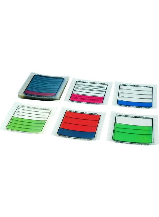 Şeffaf Kesir Kartları 10x10