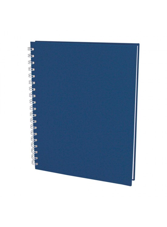 SEĞMENLER LACİVERT KARELİ SPİRALLİ TARİHSİZ DEFTER (19X25 CM)