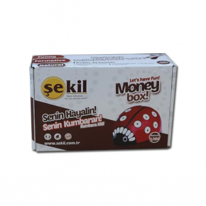 Şekil Kumbara Kiti Uğur Böceği Şekilli