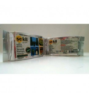 Şekil Seramik Hamuru 250 GR Beyaz VK250BYZ