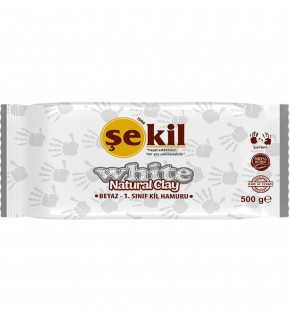 Şekil Seramik Hamuru 500 GR Beyaz VK500BYZ