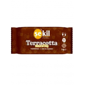 Şekil Seramik Hamuru Terracotta 1000 GR Kahverengi VK1000KHV