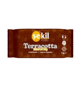Şekil Seramik Hamuru Terracotta 1000 GR Kahverengi VK1000KHV