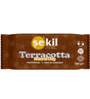 Şekil Seramik Hamuru Terracotta 500 GR Kahverengi VK500KHV