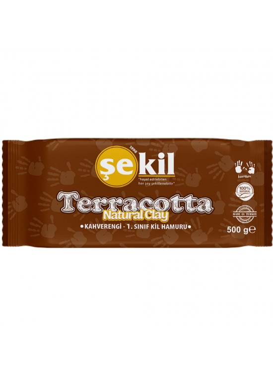 Şekil Seramik Hamuru Terracotta 500 GR Kahverengi VK500KHV Şekil Seramik Hamuru Terracotta 500 GR Kahverengi VK500KHV