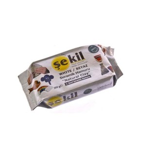 Şekil Seramik Kil Hamuru Beyaz 500Gr