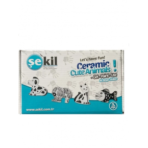 Şekil Seramik Sevimli Hayvanlar Seti
