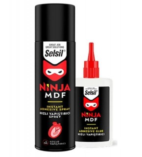 Selsil 400ml  100gr Hızlı Yapıştırıcı Ninja Mdf