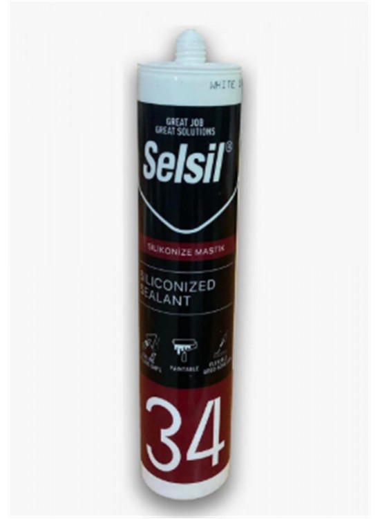 Selsil Silikonize Mastik 450gr 240ml