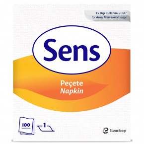 Sens Peçete 22x26,5 CM 100 Lü 7903326